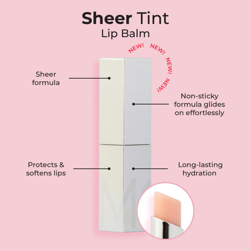 Bálsamo Labial Mcobeauty Sheer Tint Clear Nutritivo Vegano - Image 5