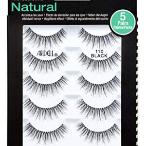 Cílios Postiços Ardell Natural 110 5 Pares Mais Um Par De Bô