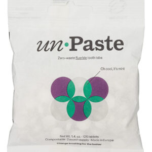 Comprimidos De Creme Dental Unpaste Mint Com Flúor 125 Compr