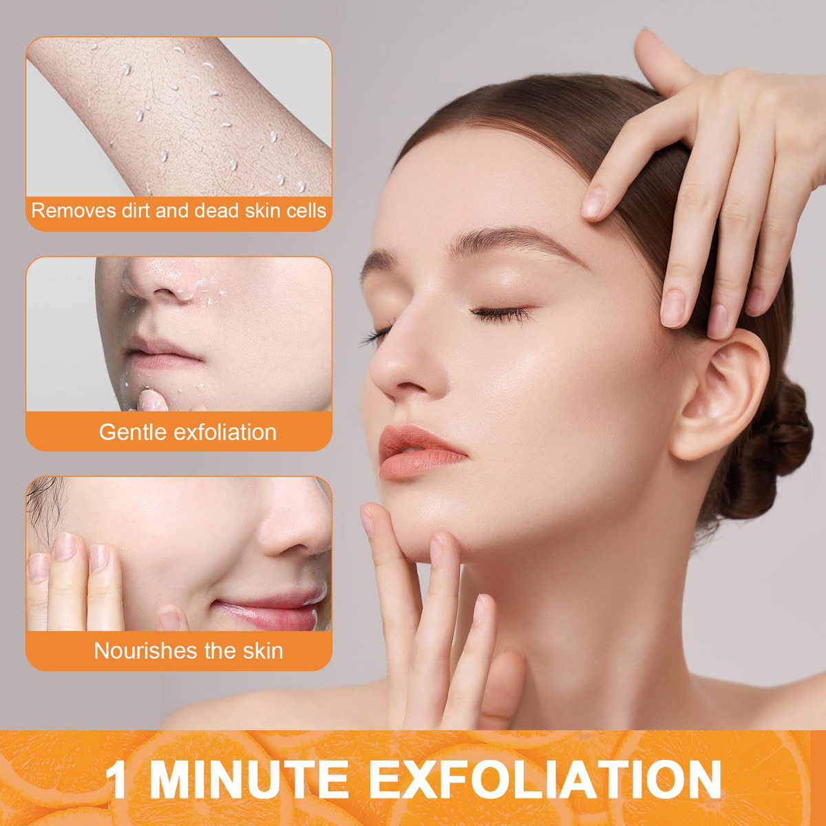 Esfoliante Em Gel Esfoliante Kanroadi Orange Face Body Skin, - Imagem 2