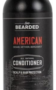 Condicionador Live Bearded, Totalmente Natural Para O Cresci