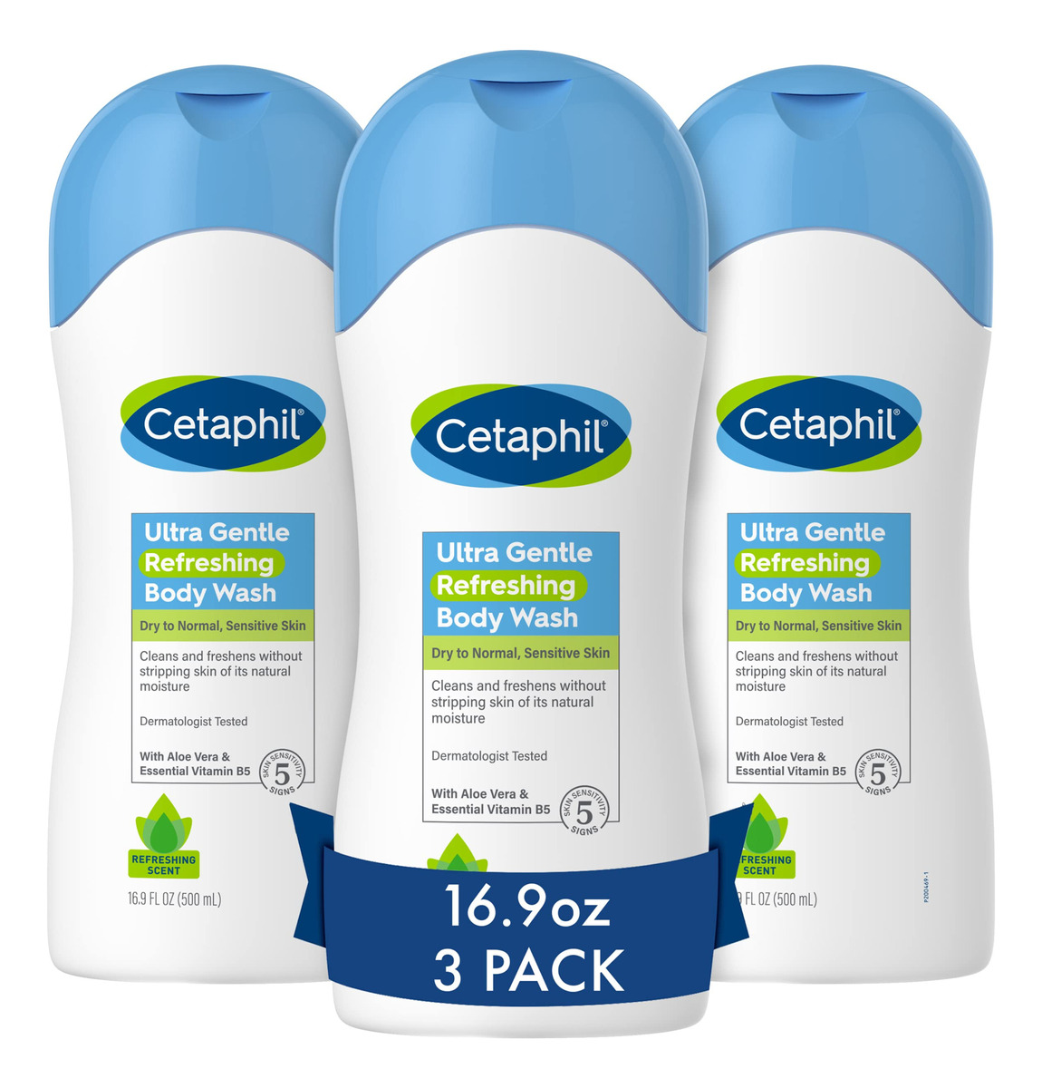 Sabonete Líquido Cetaphil Ultra Gentle Refreshing 500 Ml X 3