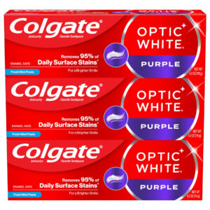 Pasta De Dentes Colgate Optic White Purple Teeth Whitening 1