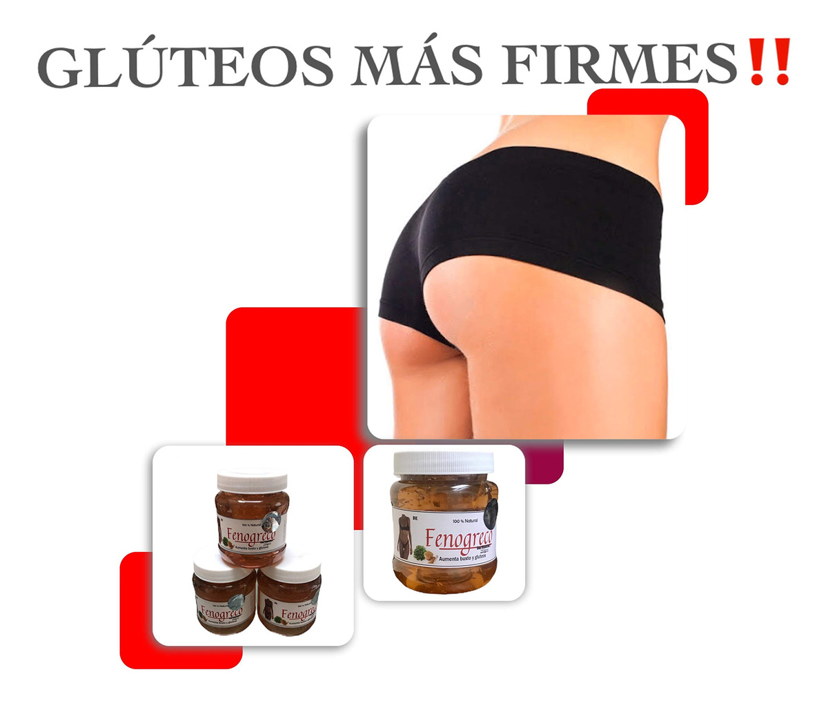 Gel Fenogreco Gel Queima Gordura, Aumenta O Crescimento Dos - Imagem 4