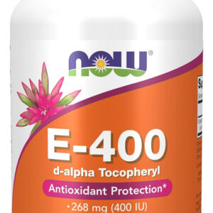 Now Foods Vitamina E-400 D-alfa Tocoferol 250sof Sabor N/d