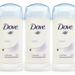 Desodorante Dove Invisible Solid Fresh 74g 3 Palitos