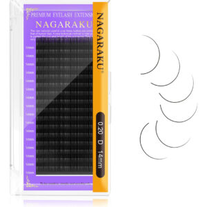 Extensões De Cílios Cílios Individuais Nagaraku 0,20 Mm D 14