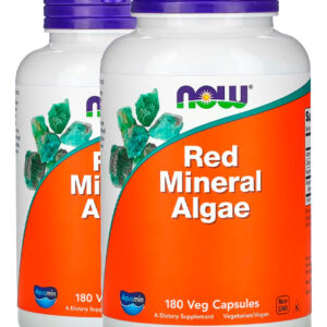 Minerais Algas Vermelhas 180 Cáps Importado 2un Now Foods