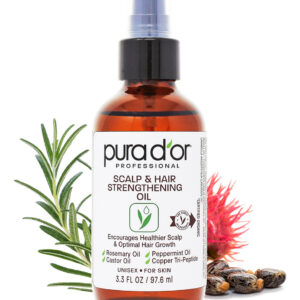 Óleo Fortalecedor De Couro Cabeludo E Cabelo Pura D'or Apoia