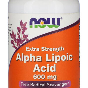 Kit 3 Alpha Lipoic Acid 600 Mg 60 Cápsulas-now foods Sabor Sem Sabor