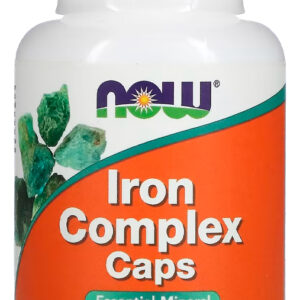 Iron Complex Caps Now Foods Glicinato 100 Caps Importado