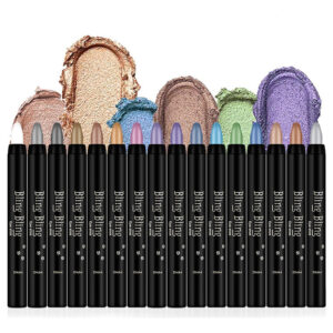 Conjunto De Bastões De Sombra Volksrose 16 Cores Shimmer Wat