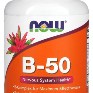 Now Vitamina B-50 Complexo B 100caps Distribuidor Autorizado