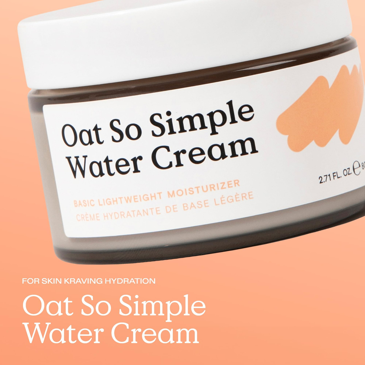 Creme De Água Hidratante Kravebeauty Oat So Simple 80ml - Imagem 2