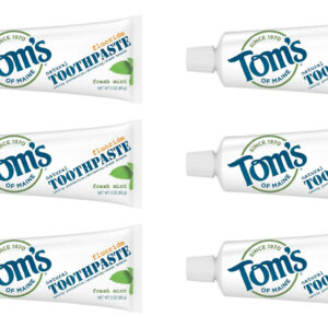 Pasta De Dente Tom's Of Maine Fresh Mint 90ml, Pacote Com 6