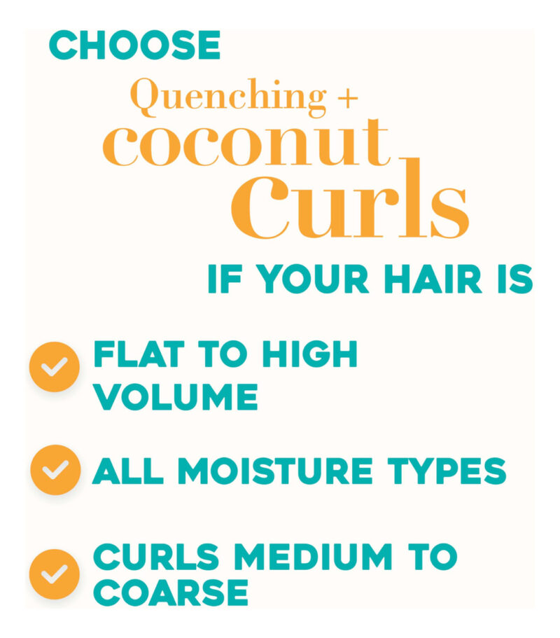 Shampoo Ogx Quenching + Coconut Curls Hidratante 750ml - Image 2