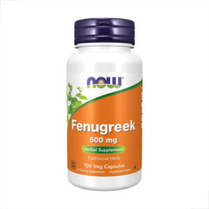 Now Foods, Feno-greco/feno-grego, Herbáceo, 500 Mg, 100 Vegetais, Cápsulas, Sabor Suave, Sem Sabor