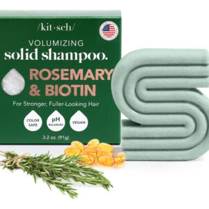 Shampoo Bar Kitsch Rosemary & Biotina Para Dar Volume Ao Cre
