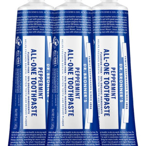 Pasta De Dente Dr. Bronner's All-one Peppermint 150ml, Pacot