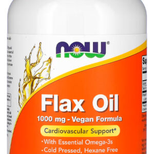 Óleo De Linhaça 1000mg Now Foods 120 Soft Importado