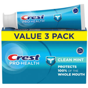 Pasta De Dente Crest Pro-health Clean Mint, Pacote Triplo De