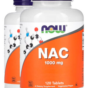 Nac N-acetilcisteína 1000mg 120tabs Importado 2un Now Foods