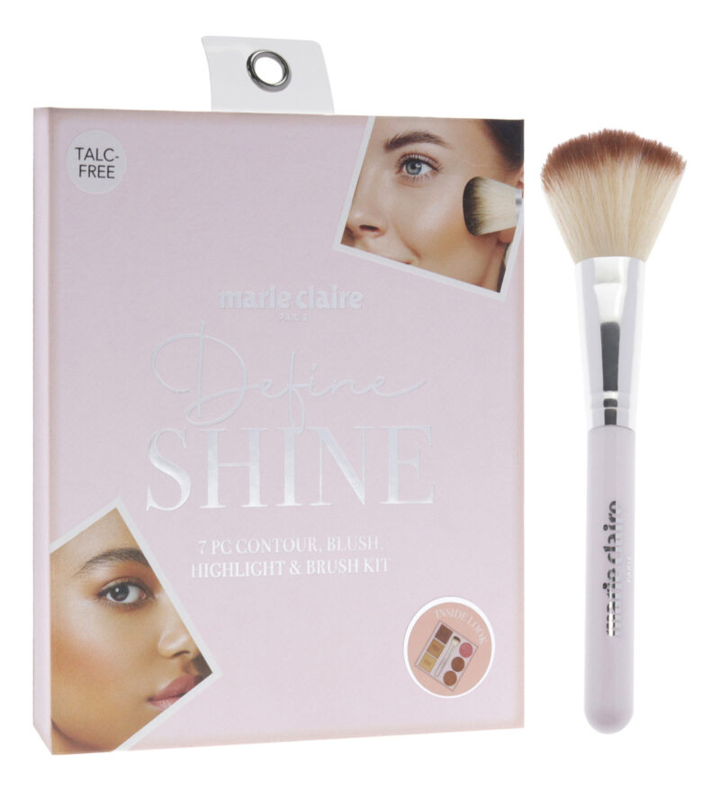 Paleta Facial Marie Claire Define Shine W/ 7 Blush 5,5 Ml - Image 3