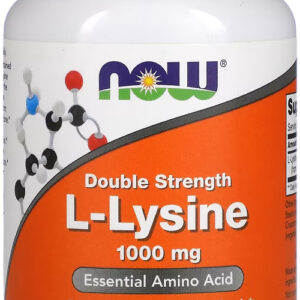 L Lisina Dupla Força 1000mg Now Foods 100tab Importado Eua