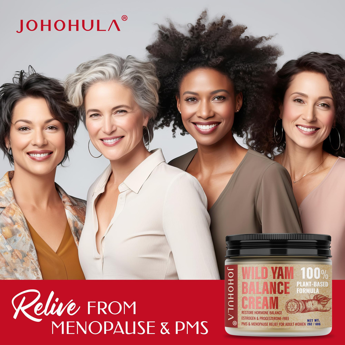 Creme De Inhame Selvagem Johohula Para Equilíbrio Hormonal D - Imagem 6