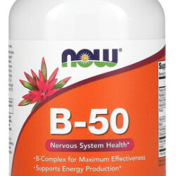 Vitamina B 50mg Now Foods Vitamin B-50 250 Veg Caps Sabor Sem Sabor
