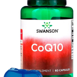 Co-enzima Coq 10 30mg Swanson 60 Caps + Porta Cápsulas