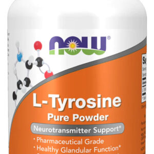 Now Foods Pó De L-tirosina 113g Forma Livre Importado