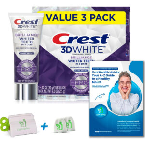 Pasta De Dente Crest 3d White Brilliance Pro Enamel 90ml, Pa