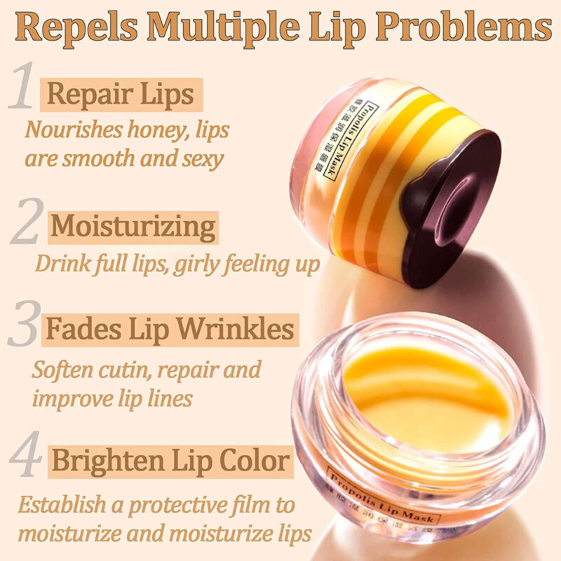 Bálsamo Labial Loobexery Bee Balm Honey Pot, Pacote Com 2 Un - Image 6