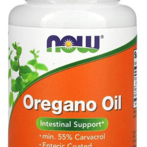 Óleo Essencial Orégano Now Foods C/90 Cáps. Saúde Intestinal Sabor Sem Sabor