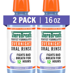 Enxaguante Bucal Therabreath Overnight 473 Ml (pacote De 2)