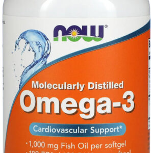Ômega-3 Molecularmente Destilados Now Foods 200soft Eua/usa Sabor Sem Sabor