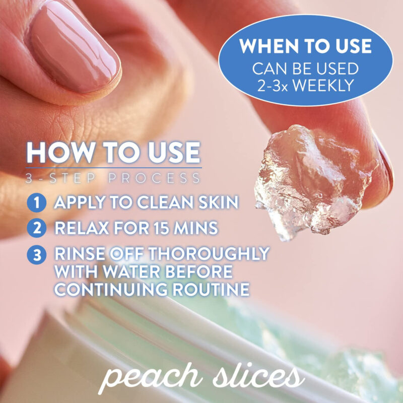 Máscara Facial Peach Slices Snail Rescue Com 95% De Mucina D - Image 5