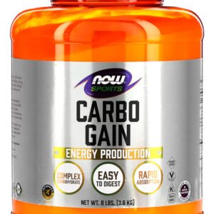 Carbo Gain Pó Now Foods 3.63kg Importado