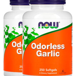 Extrato Alho Inodoro 250 Soft Importado 2un Now Foods