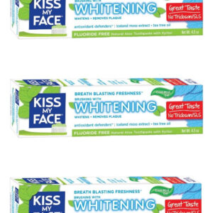 Pasta De Dentes Kiss My Face Gel Clareador De Dentes Tea Tre