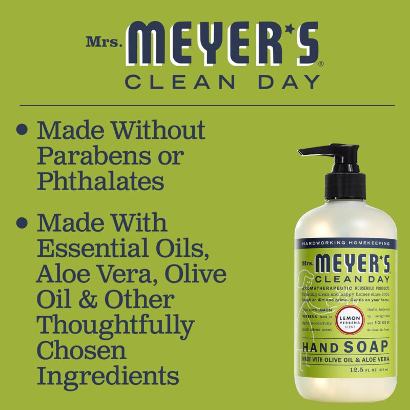 Sabonete Líquido Para Mãos Mrs. Meyer's Clean Day, Livre De - Image 5