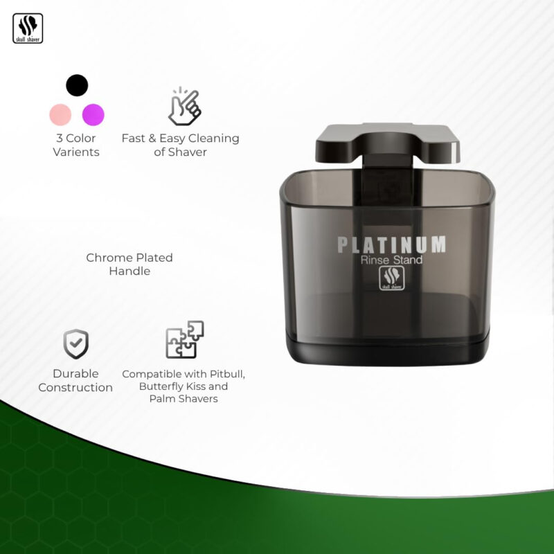 Rinse Stand Skull Shaver Platinum Para Pitbull E Butterfly - Image 2