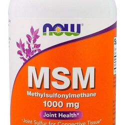 Msm Metilsulfonilmetano 1000 Mg 240 Cápsulas Now Foods Sabor Sem Sabor - Validade: 01/2025