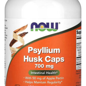 Casca Psyllium 700mg + Pectin Now Foods 180cap Importado