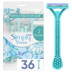 Lâminas De Barbear Descartáveis Gillette Simply Venus 2 Para