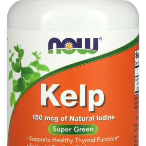 Kelp Algas 150mcg Now Foods Iodo Natural 200tablets Sabor Sem Sabor