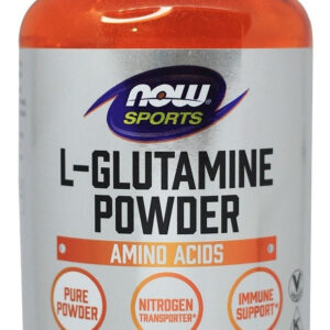 L Glutamine Powder Now Sports Aminoácidos Puro Em Pó 170g Sabor Natural