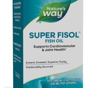 Óleo De Peixe Nature's Way Super Fisol 180 Cápsulas Gelatino