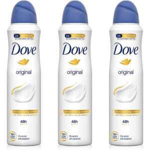 Desodorante Dove Original Aerossol Antitranspirante 150ml X3